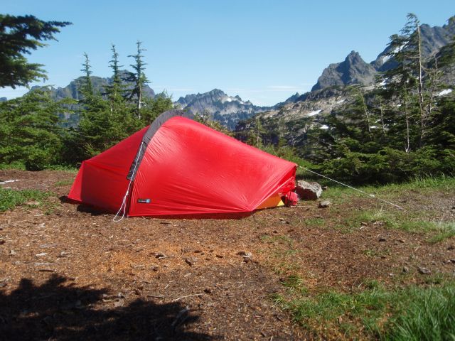 Tent in Central Cascades